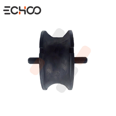 Amplificador de borracha para o compactador de rolos de tambor