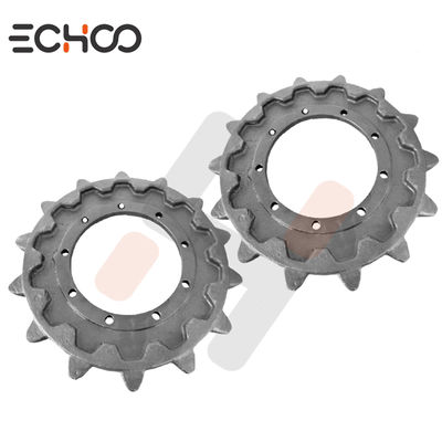 Instalações de engrenagens para componentes de chassi de amortecimento com trilhos da Yanmar C80R-2