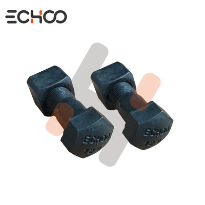 Track Plate Lock Bolts 12*40 Large Head Quenched & Tempered High-Strength Security Bolts